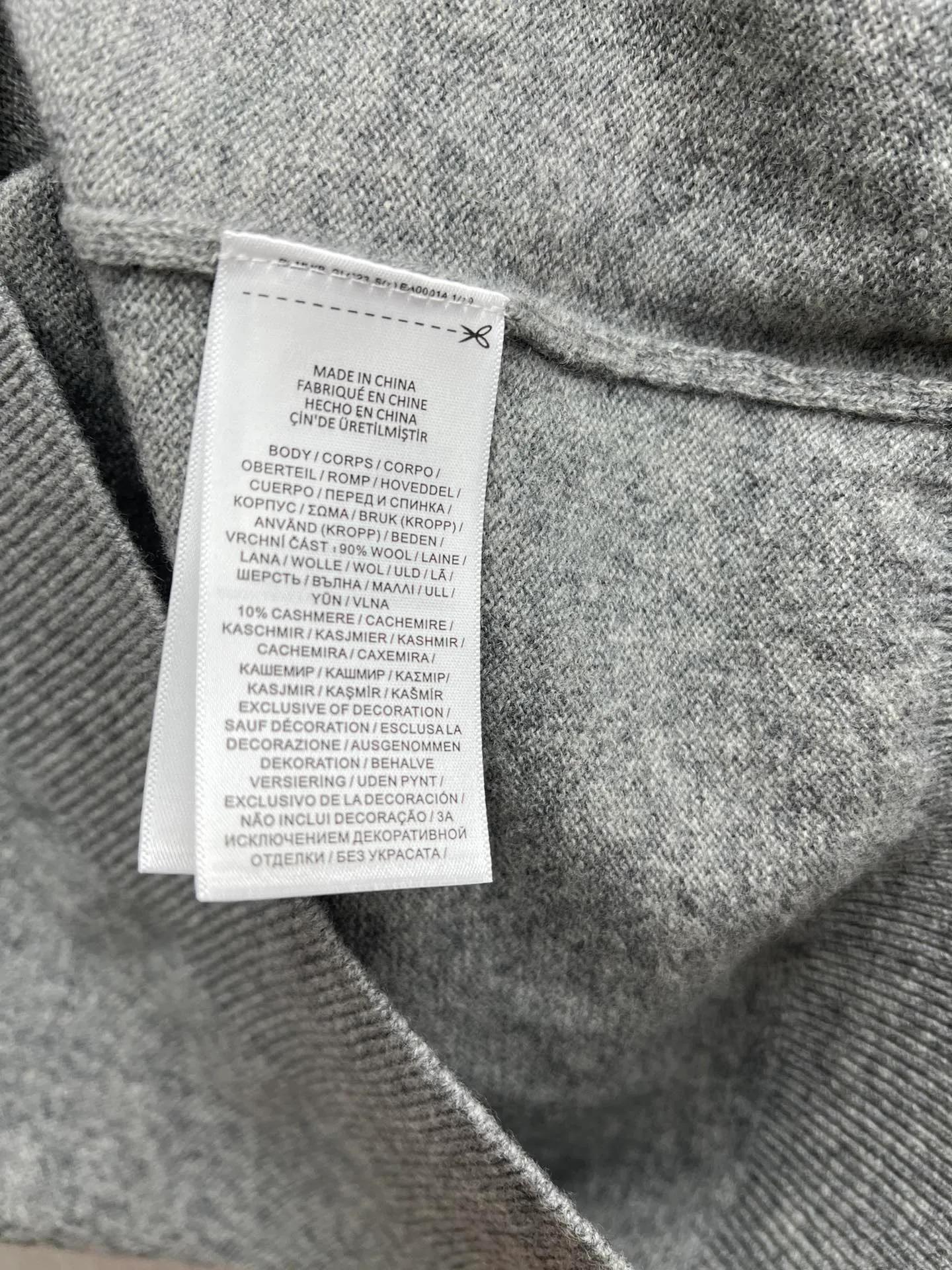 🅿️490 Polo 25ss new Ralph Lauren Logo round neck long-sleeved sweater, gray, same style for men and women, high version, size: S.M.L.XL.
